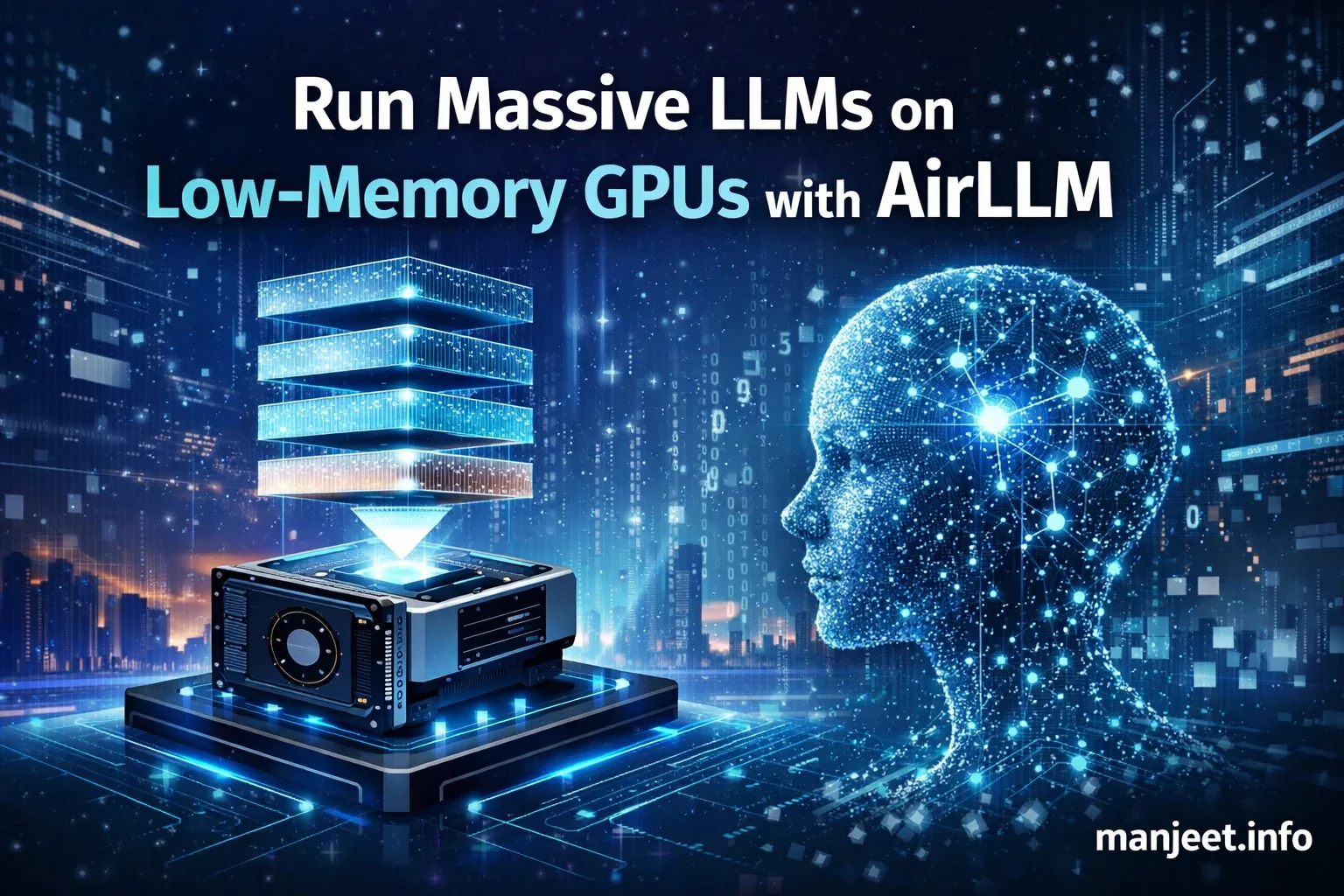 AirLLM Explained: Run Large Language Models on Low-Memory GPUs - AirLLM is an open-source framework that enables developers t...
