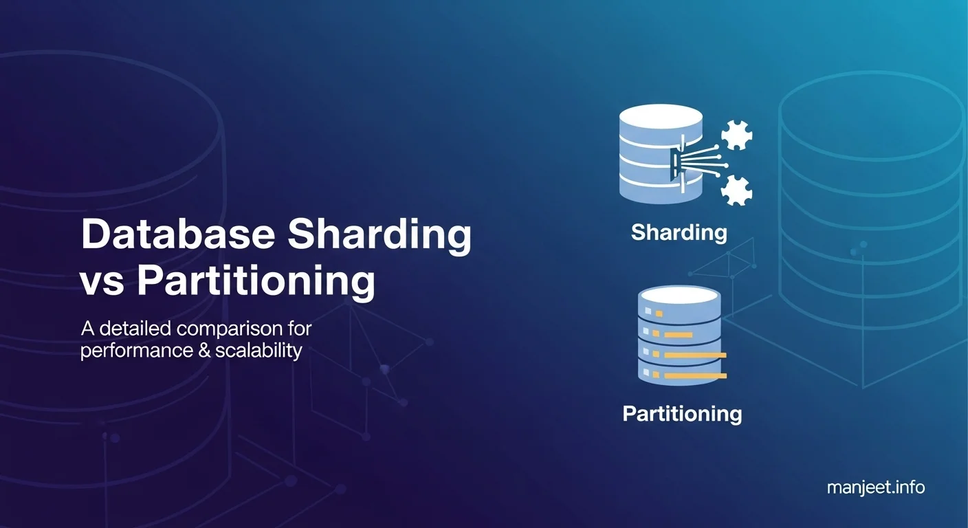 Database Sharding vs Partitioning: Key Differences, Use Cases, and Examples - Struggling to scale your database? Learn the key differences...