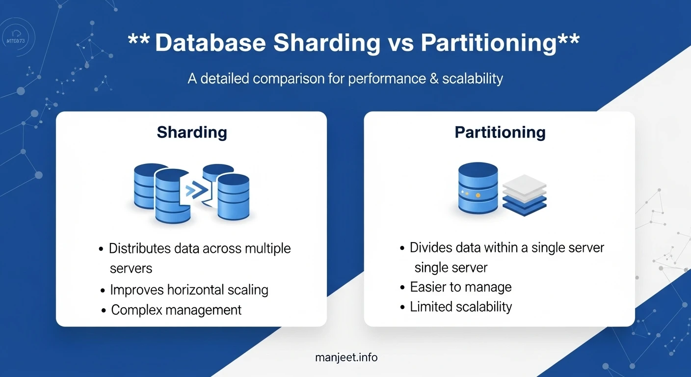 Database Sharding vs Partition